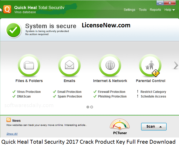 Quick Heal Total Security Crack With Serial key